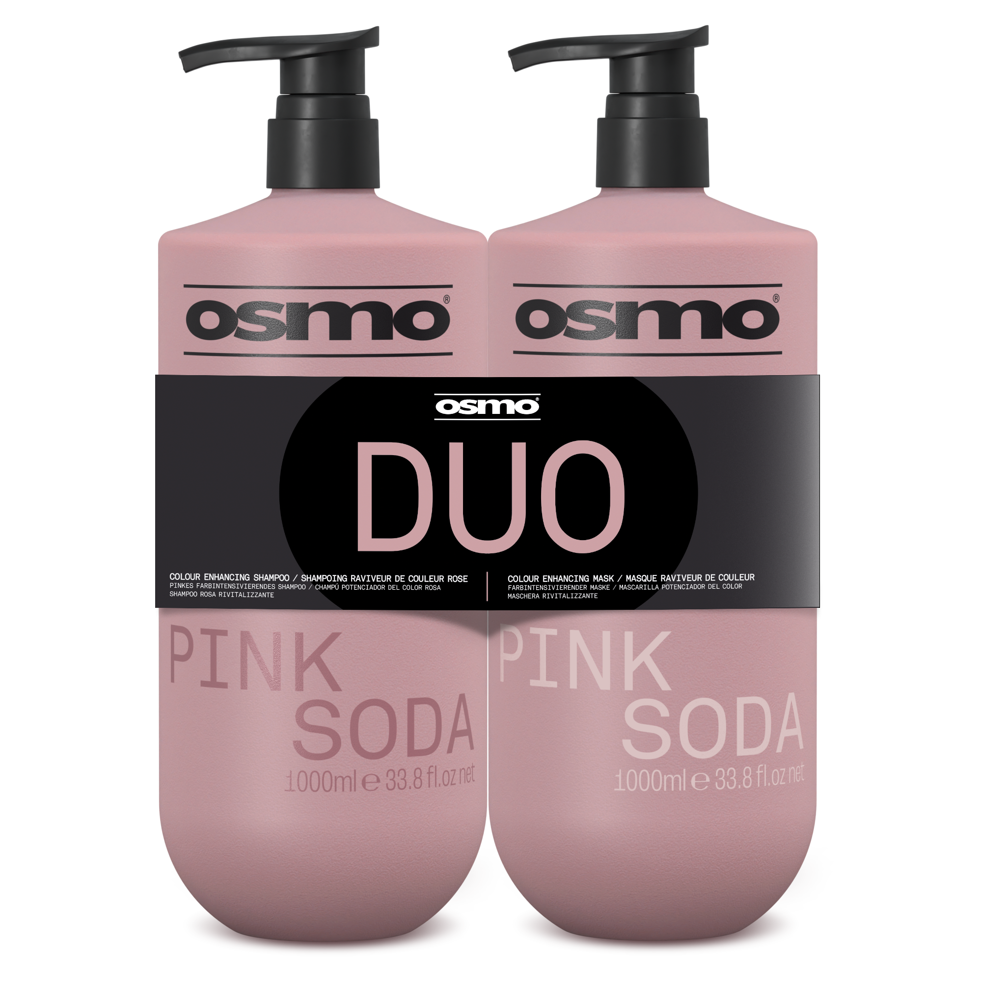 Osmo Pink Soda Shampoo And Mask Duo (2x 1000ml) – view 2