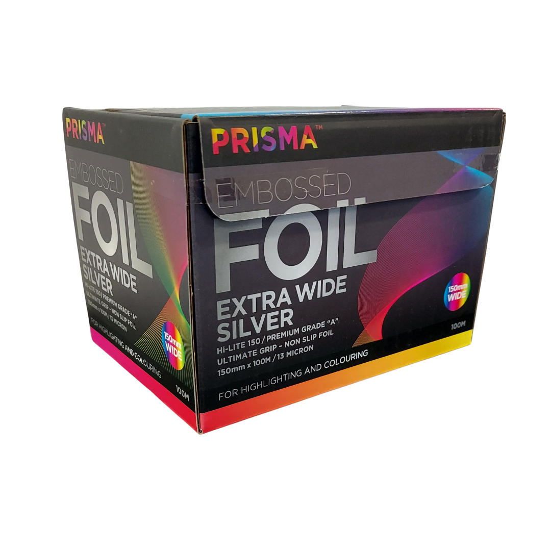 AGENDA PRISMA Embossed EXTRA WIDE Silver Foil 150mm x 100M – foil by Agenda