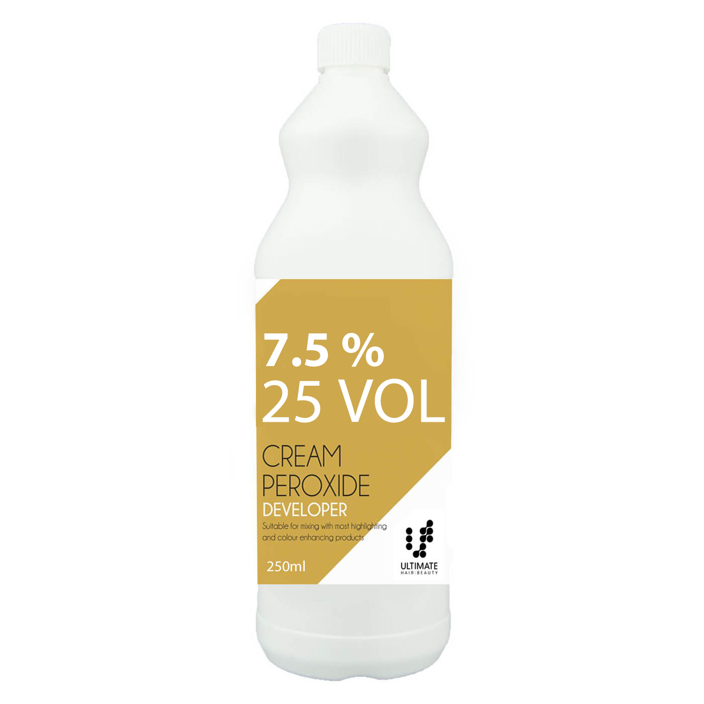 Ultimate 25 Vol 7.5% Cream Peroxide 250ml – peroxide by Ultimate