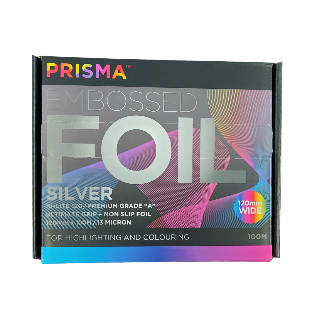 AGENDA PRISMA Embossed Silver Foil 120mm x 100M – view 2