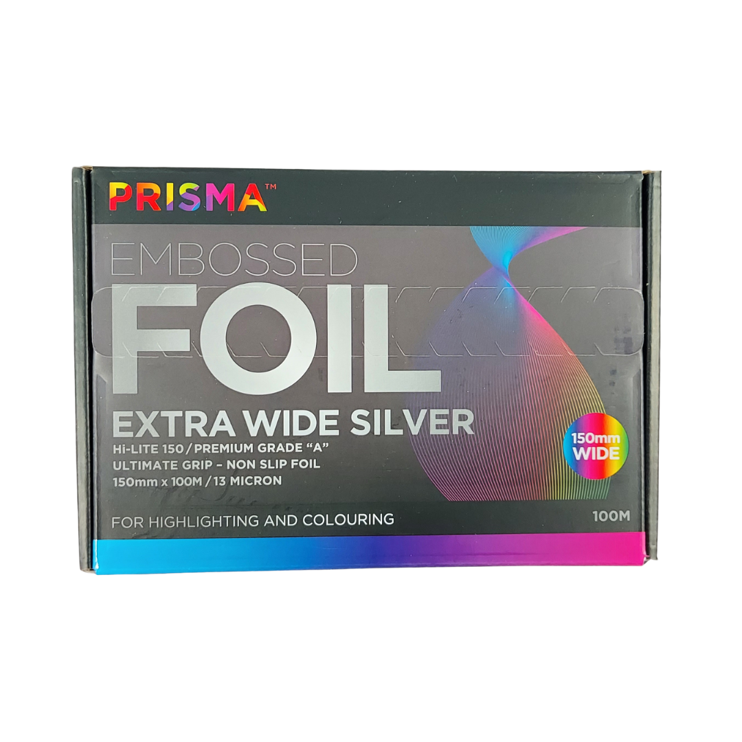 AGENDA PRISMA Embossed EXTRA WIDE Silver Foil 150mm x 100M – view 2