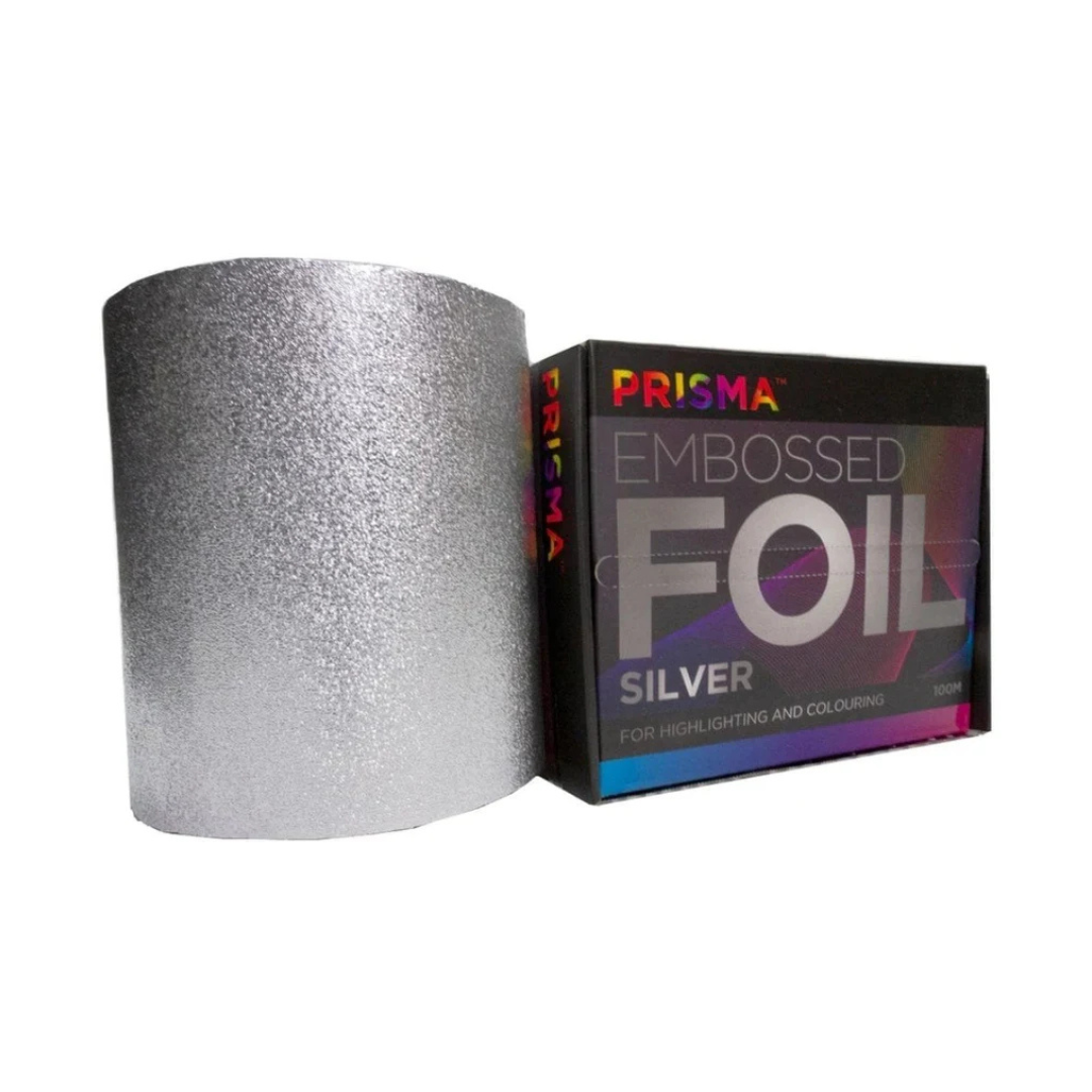 AGENDA PRISMA Embossed EXTRA WIDE Silver Foil 150mm x 100M – view 3