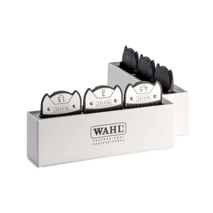 Wahl Storage Box With Magnetic Premium Attachment Combs – comb by WAHL