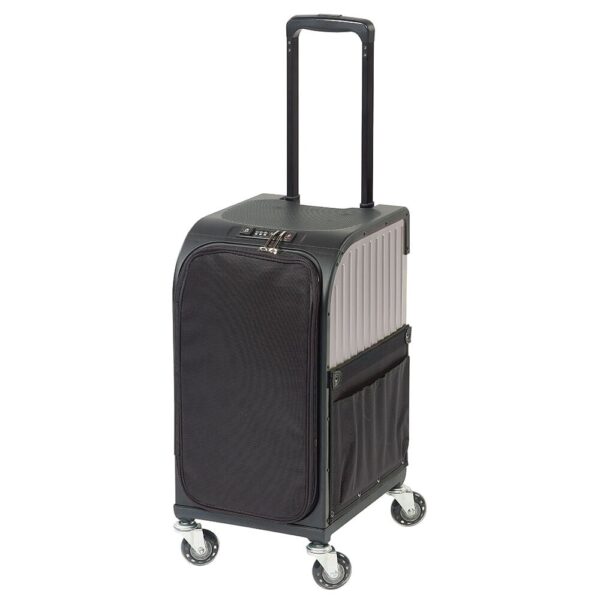 Sibel Rollercoaster Hairdressing Trolley - Titanium Grey