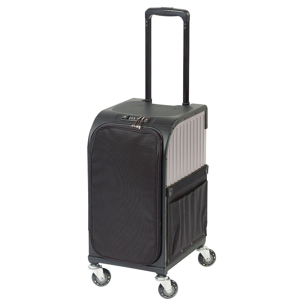 Sibel Rollercoaster Hairdressing Trolley - Titanium Grey – trolley by Sibel