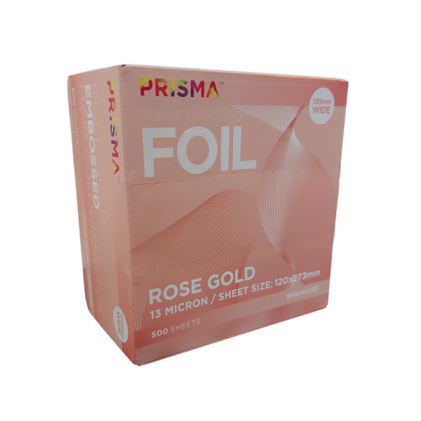 AGENDA PRISMA ROSE GOLD Pop Up Embossed Foil 120mm Wide