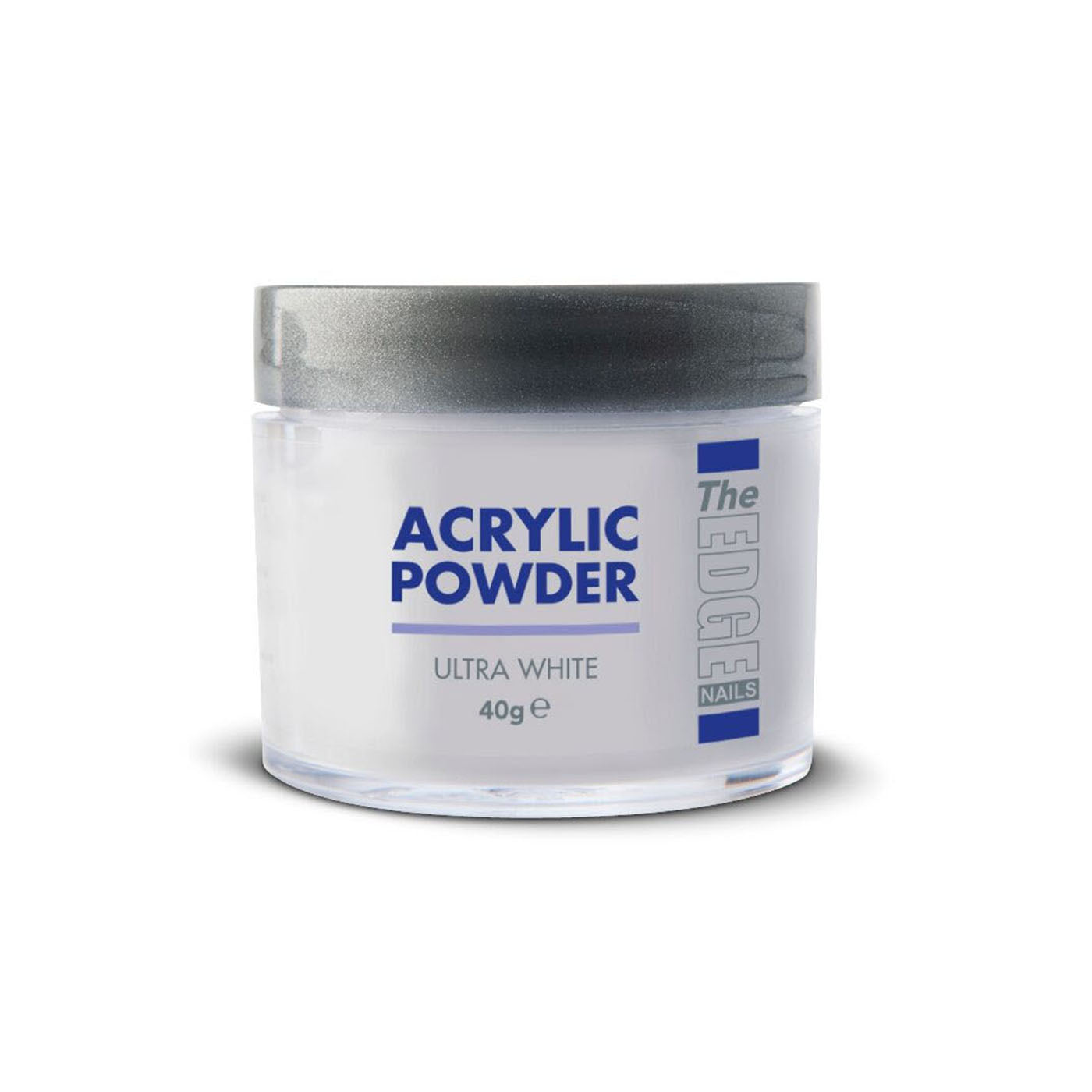 Edge Nails Acrylic Powder Ultra White (40g) – acrylic powder by Edge Nails
