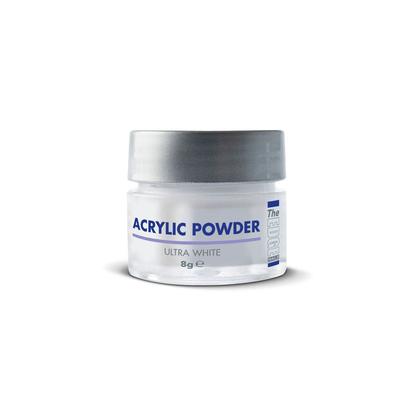 Edge Nails Acrylic Powder Ultra White (8g) – acrylic powder by Edge Nails