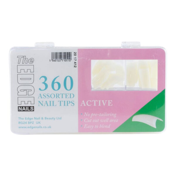 Edge Nails Active Tips Assorted Pack (x360)