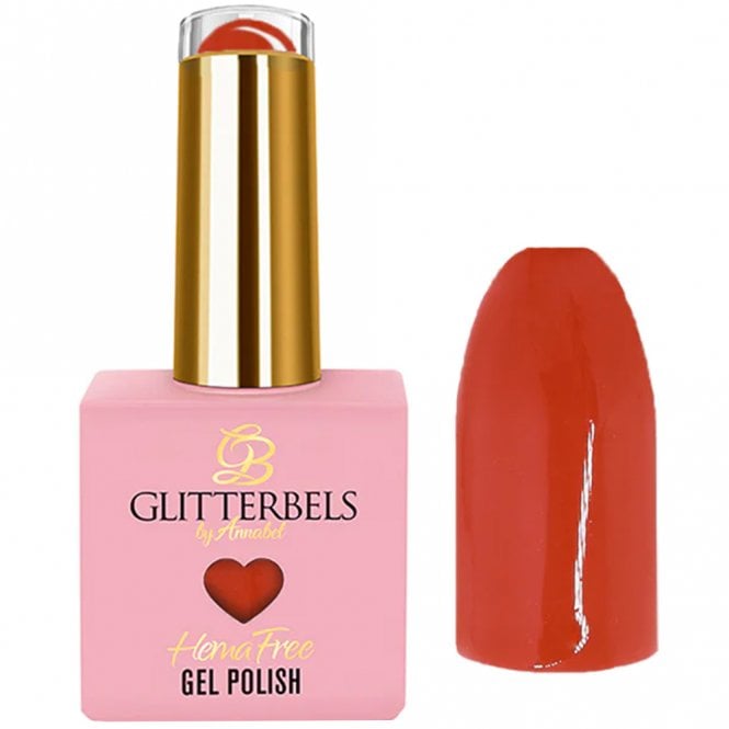 Glitterbels Hema Free Gel Polish Blood Orange 8ml – gel polish by Glitterbels