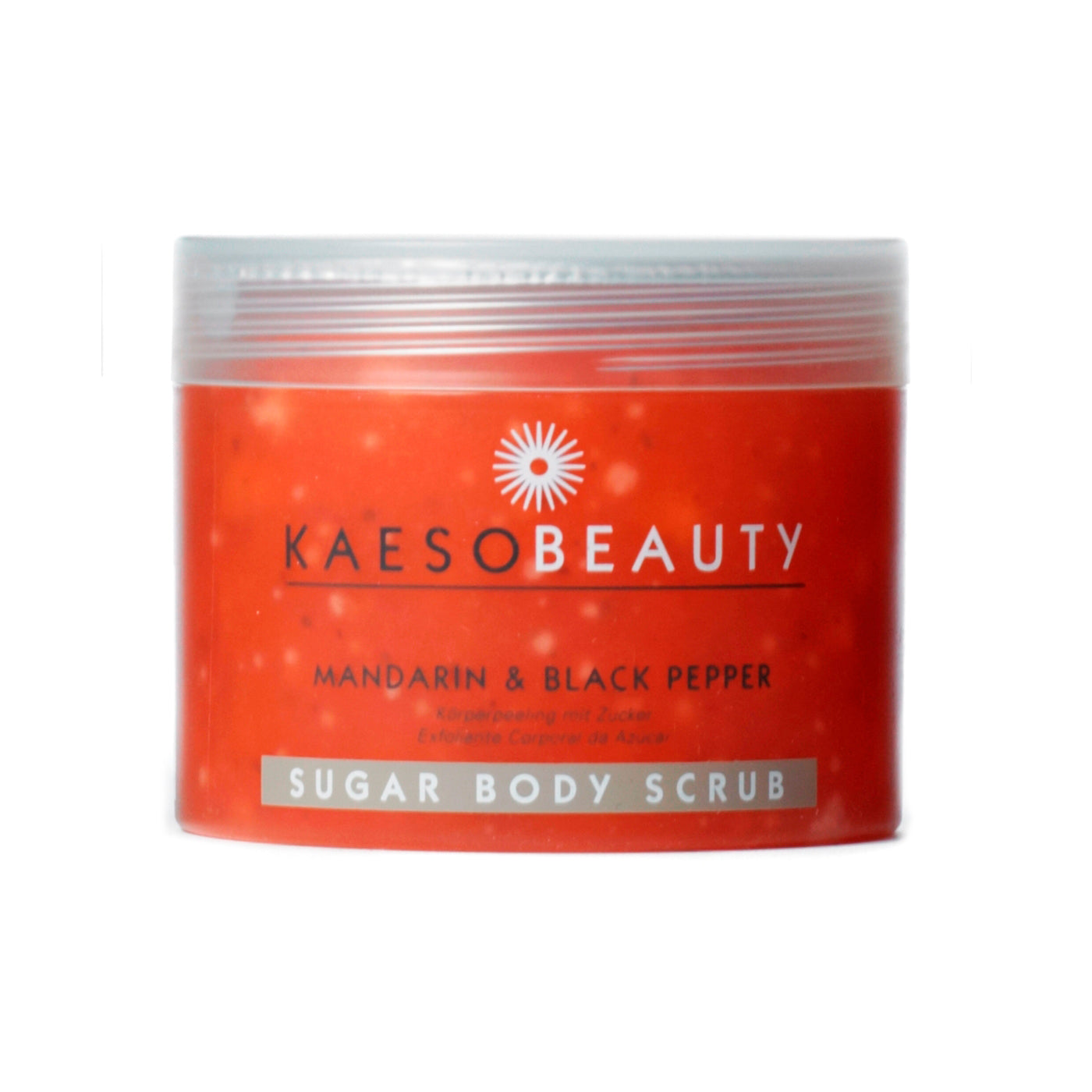 Kaeso Mandarin & Black Pepper Sugar Body Scrub (450ml) – scrub by KAESO