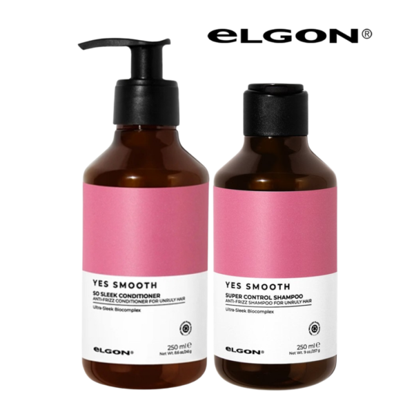 Elgon Yes Smooth Shampoo & Conditioner 250ml Duo