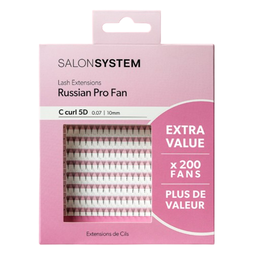 Salon System Extra Value ProFan 5D C Curl 0.07 10mm