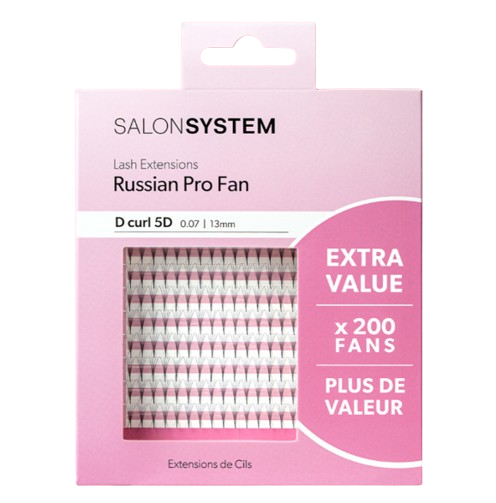 Salon System Extra Value ProFan 5D D Curl 0.07 13mm