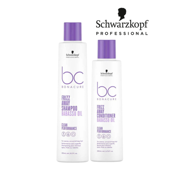 Schwarzkopf BC Frizz Away Babassu Oil Shampoo 250ml & Conditioner 200ml Duo