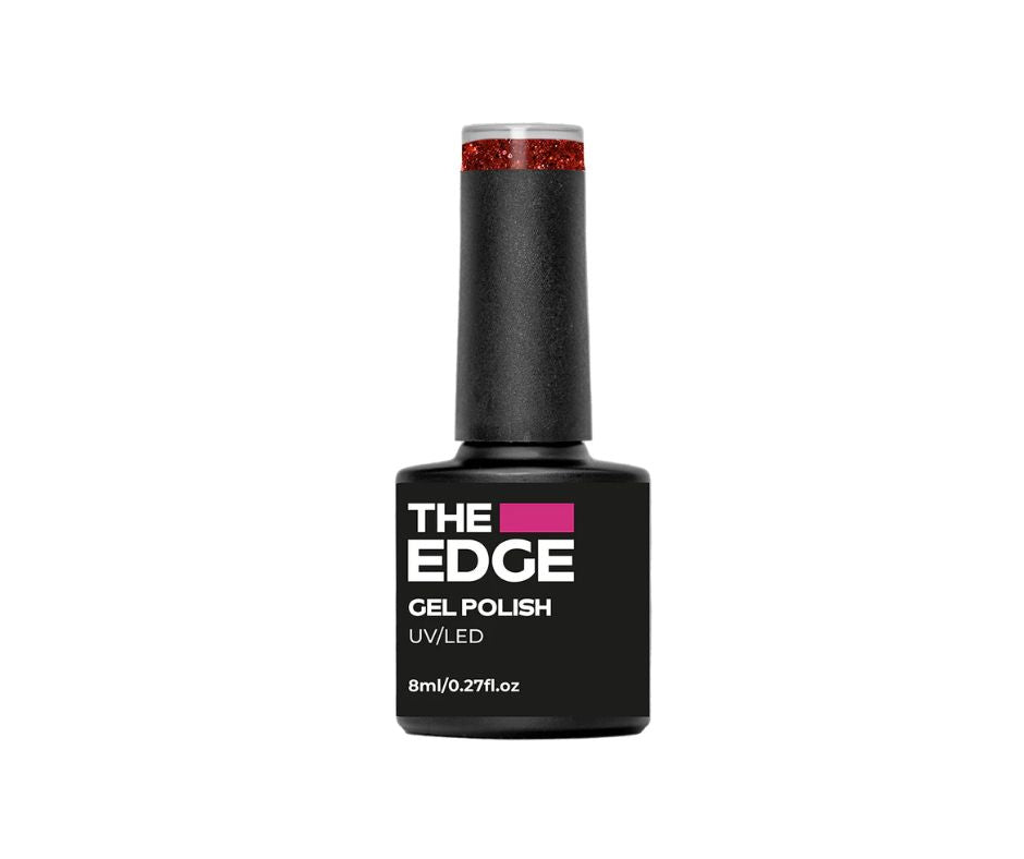 The Edge Autumn Winter Collection | The Ruby Glitter (8ml) – gel polish by The Edge Nails