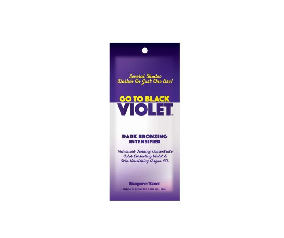 Go To Black Violet Sachet – sunbed tanning product by Supre Tan