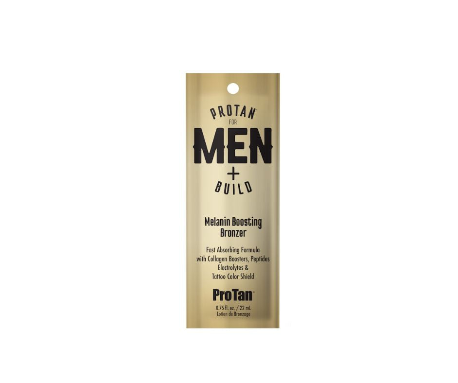 ProTan Men + Build Melanin Bronzer Sachet – bronzer by ProTan