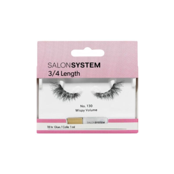 Salon System Strip Lash 130 (3/4 Length)