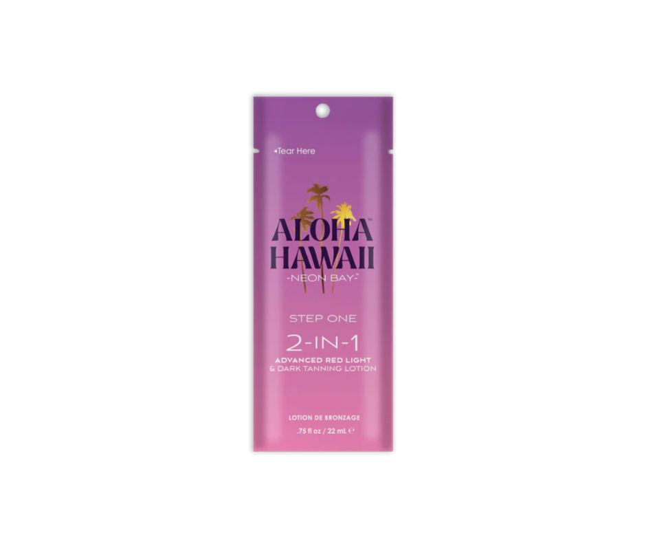 Tan Inc Aloha Hawaii Neon Bay 22ml – sunbed tanning product by Tan Inc