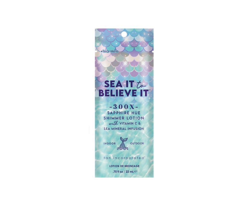 Tan Inc Sea It To Believe It 22ml – sunbed tanning product by Tan Inc