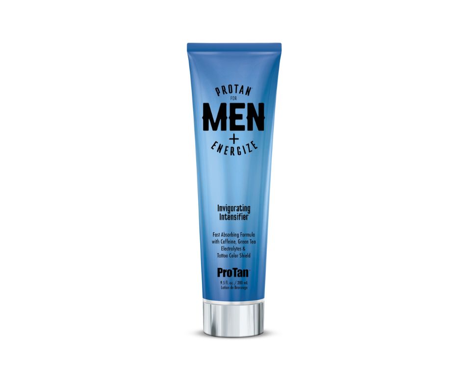 ProTan Men + Energise Bottle – sunbed tanning product by ProTan