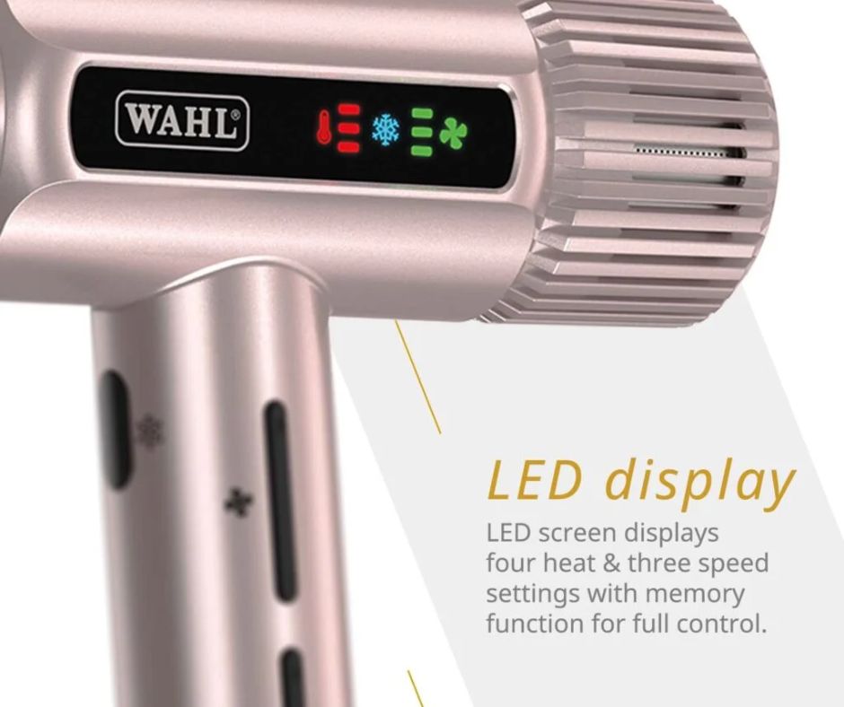 Wahl Pro Vanquish Rose Gold Digital Motor Hairdryer – view 5