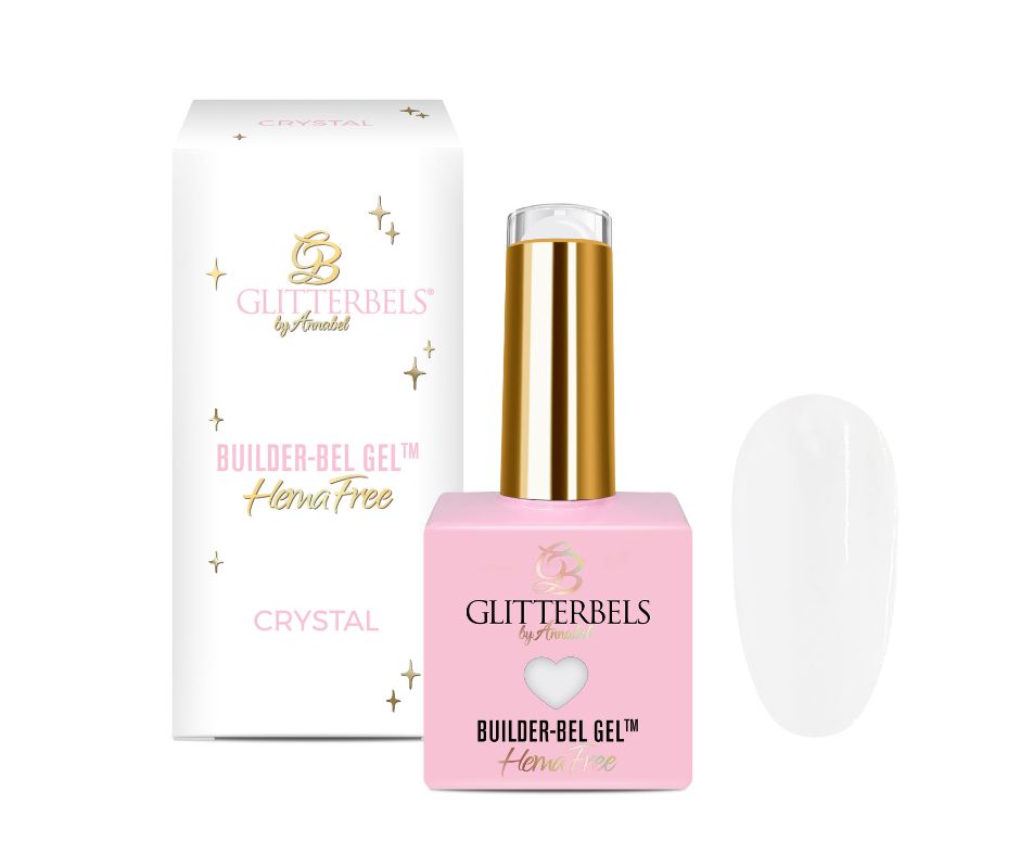 Glitterbels Hema-Free Builder-Bel Gel | Crystal – builder gel by Glitterbels