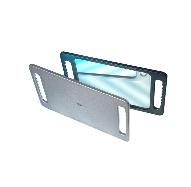 Hairtools Two Handled Mirror Large Silver / Black – mirror by Hairtools