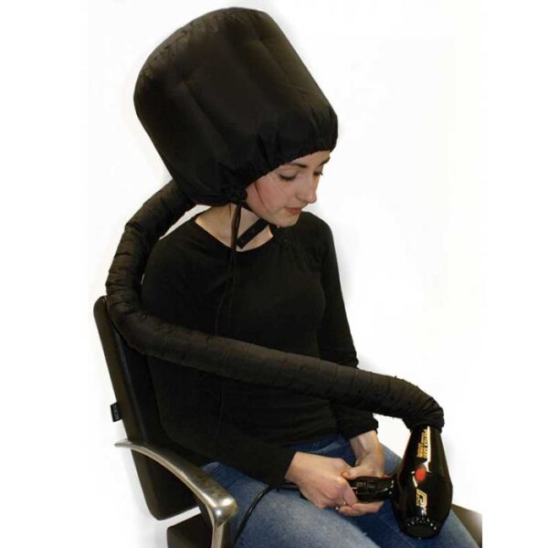 HairTools Black Portable Hairdryer Hood