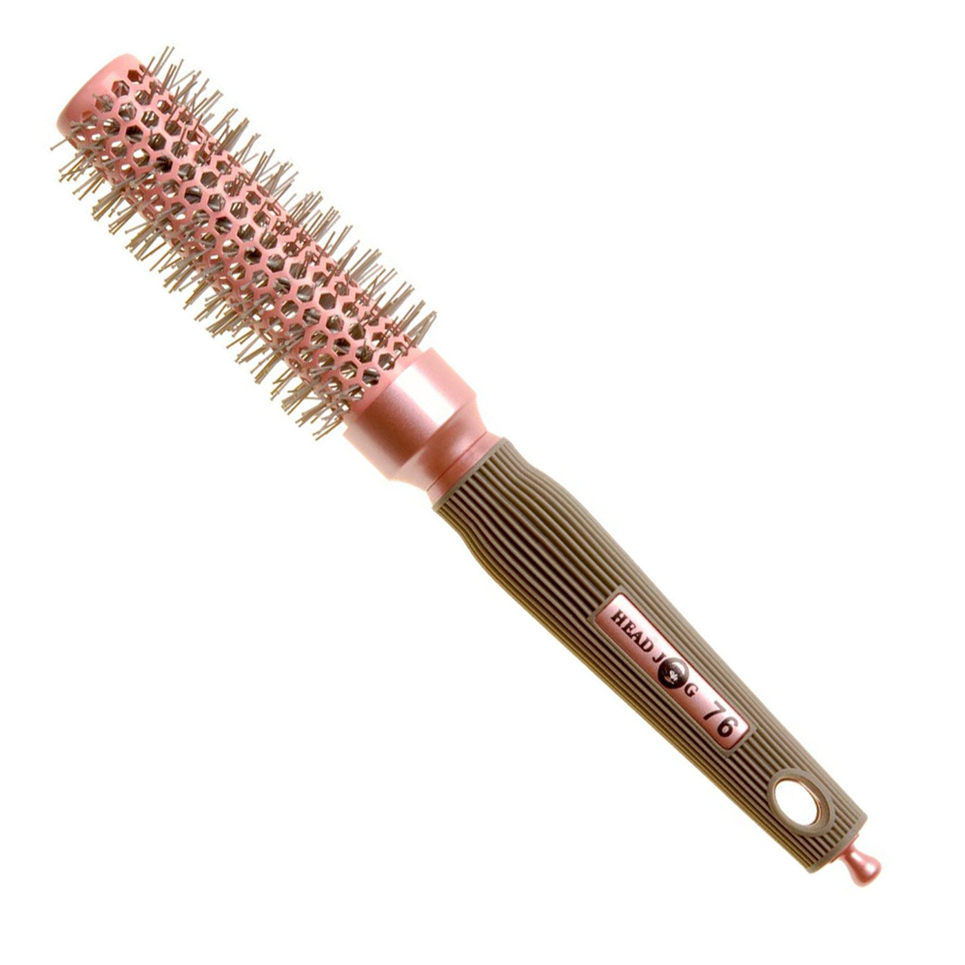 Head Jog Ceramic Ionic Pink 76 25mm – hair brush by Head Jog