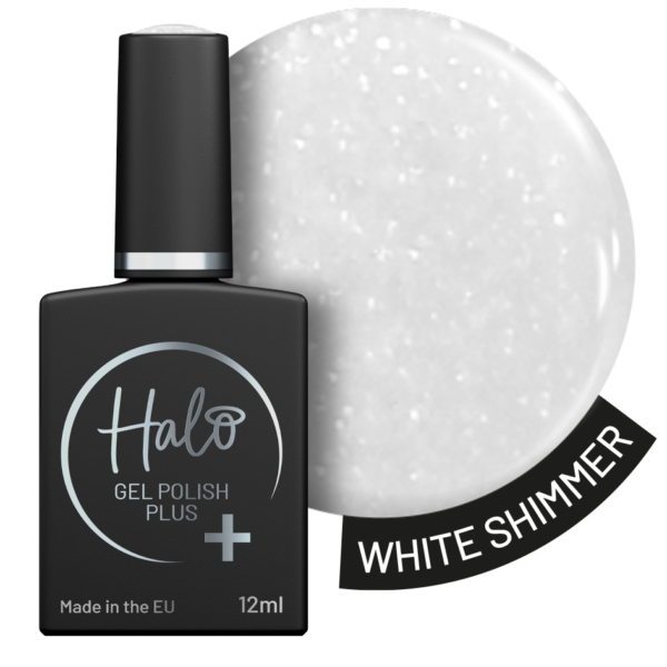 Halo Gel Polish Plus 12ml (White Shimmer)