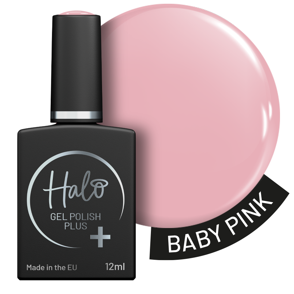 Halo Gel Polish Plus 12ml (Baby Pink) – gel polish by Halo
