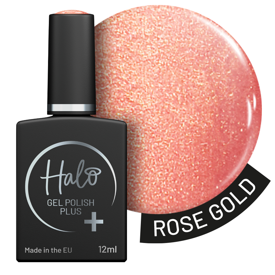 Halo Gel Polish Plus 12ml (Rose Gold) – gel polish by Halo
