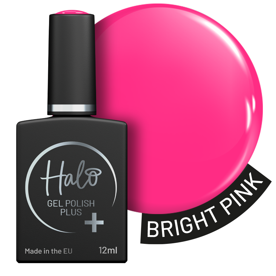 Halo Gel Polish Plus 12ml (Bright Pink) – gel polish by Halo