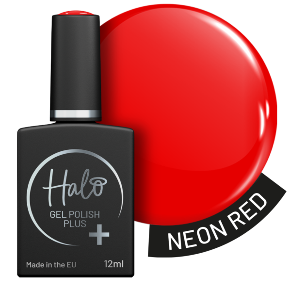 Halo Gel Polish Plus 12ml (Neon Red)