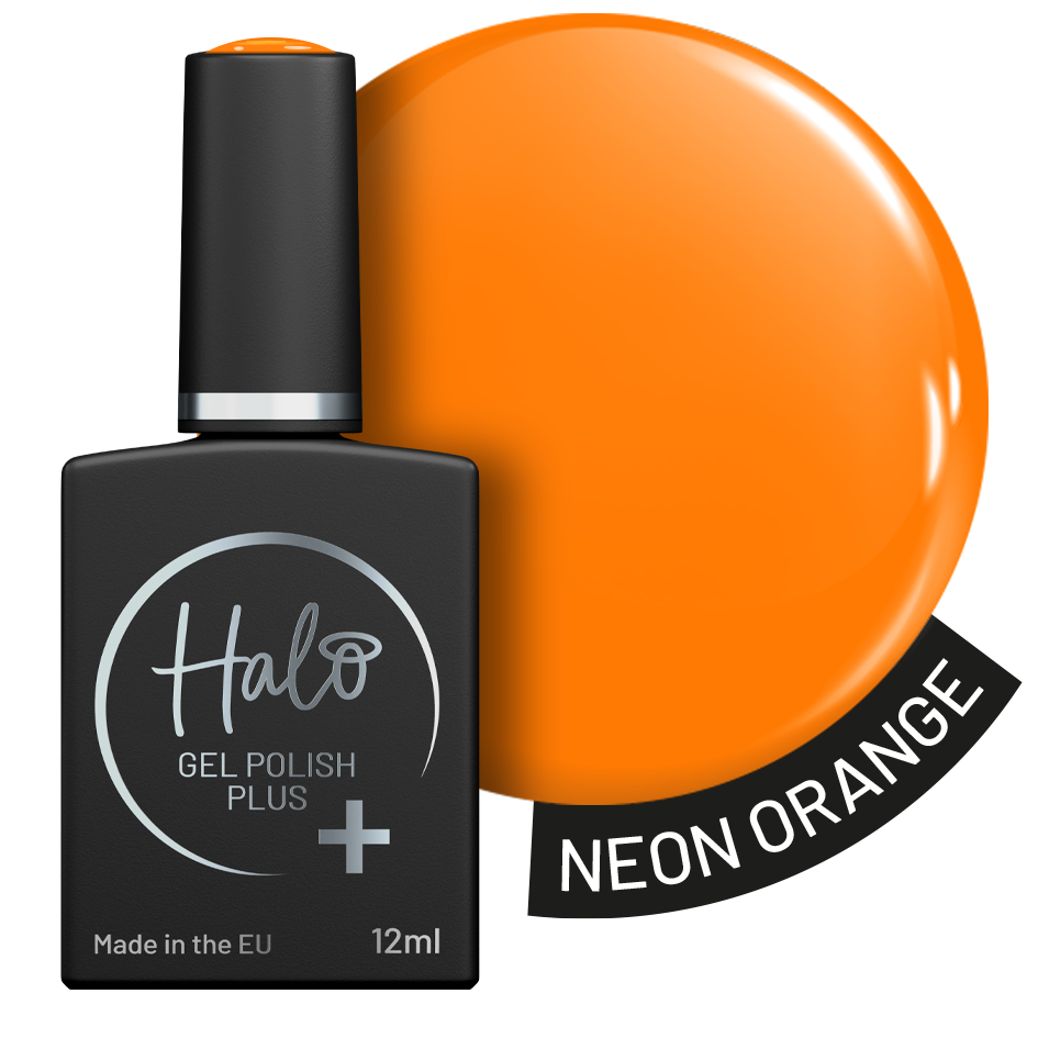 Halo Gel Polish Plus 12ml (Neon Orange) – gel polish by Halo