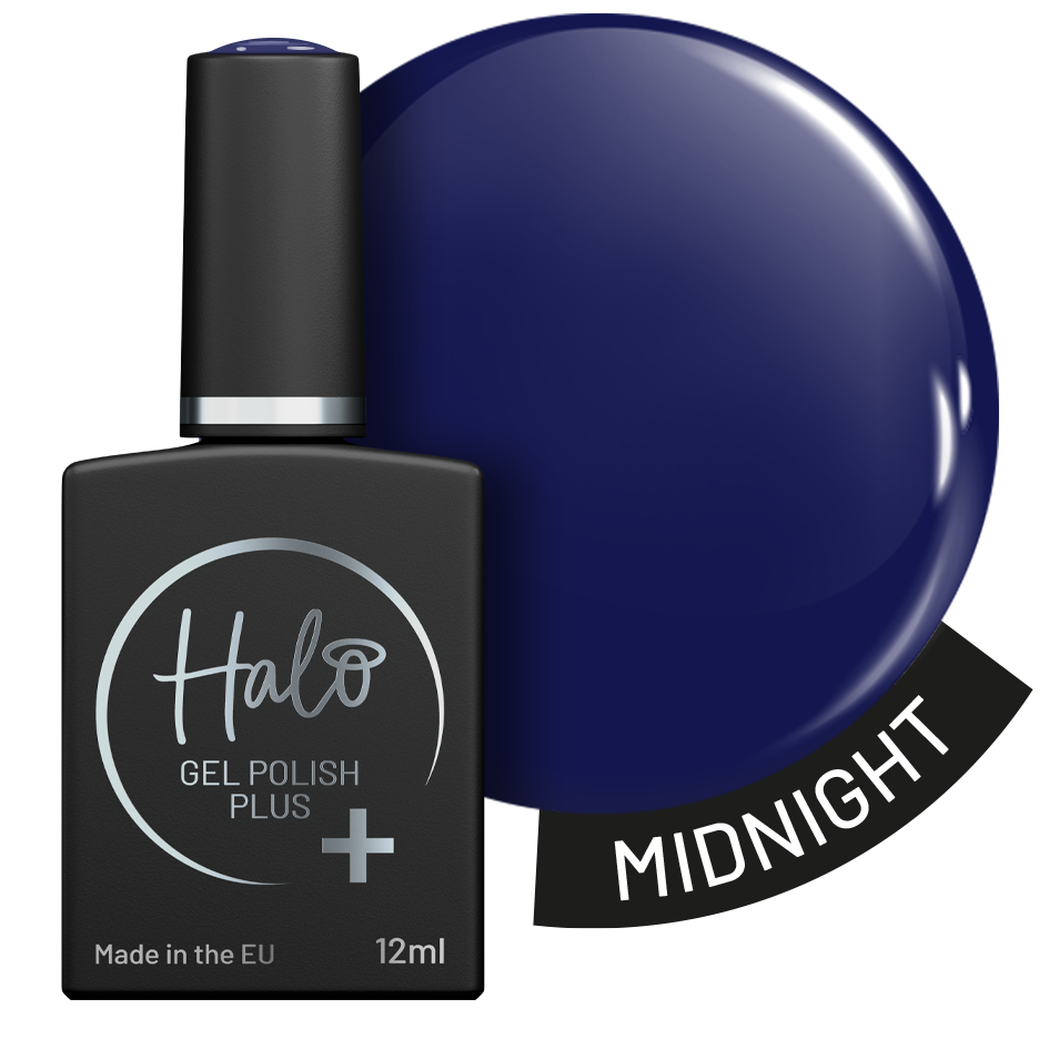 Halo Gel Polish Plus 12ml (Midnight) – gel polish by Halo