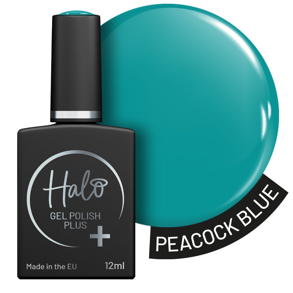 Halo Gel Polish Plus 12ml (Peacock Blue) – gel polish by Halo