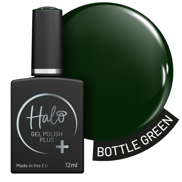 Halo Gel Polish Plus 12ml (Bottle Green)