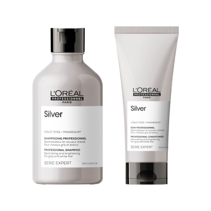 L’Oréal Professionnel Serie Expert Silver Shampoo 300ml & Conditioner 200ml Duo – duo by L'Oréal