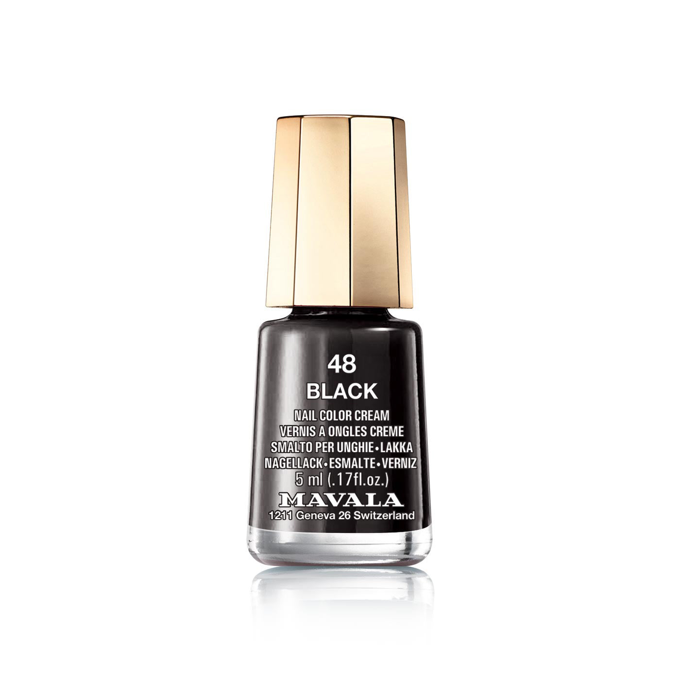 Mavala Nail Polish Black (5ml) – nail polish by Mavala