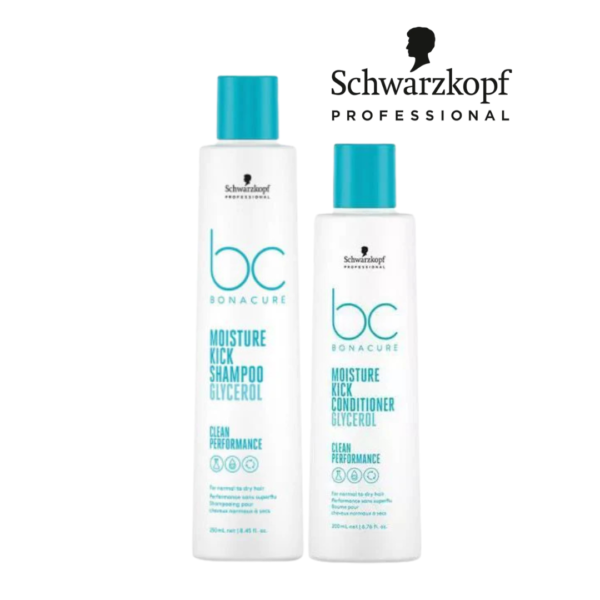 Schwarzkopf Moisture Kick Glycerol Shampoo 250ml & Conditioner 200ml Duo