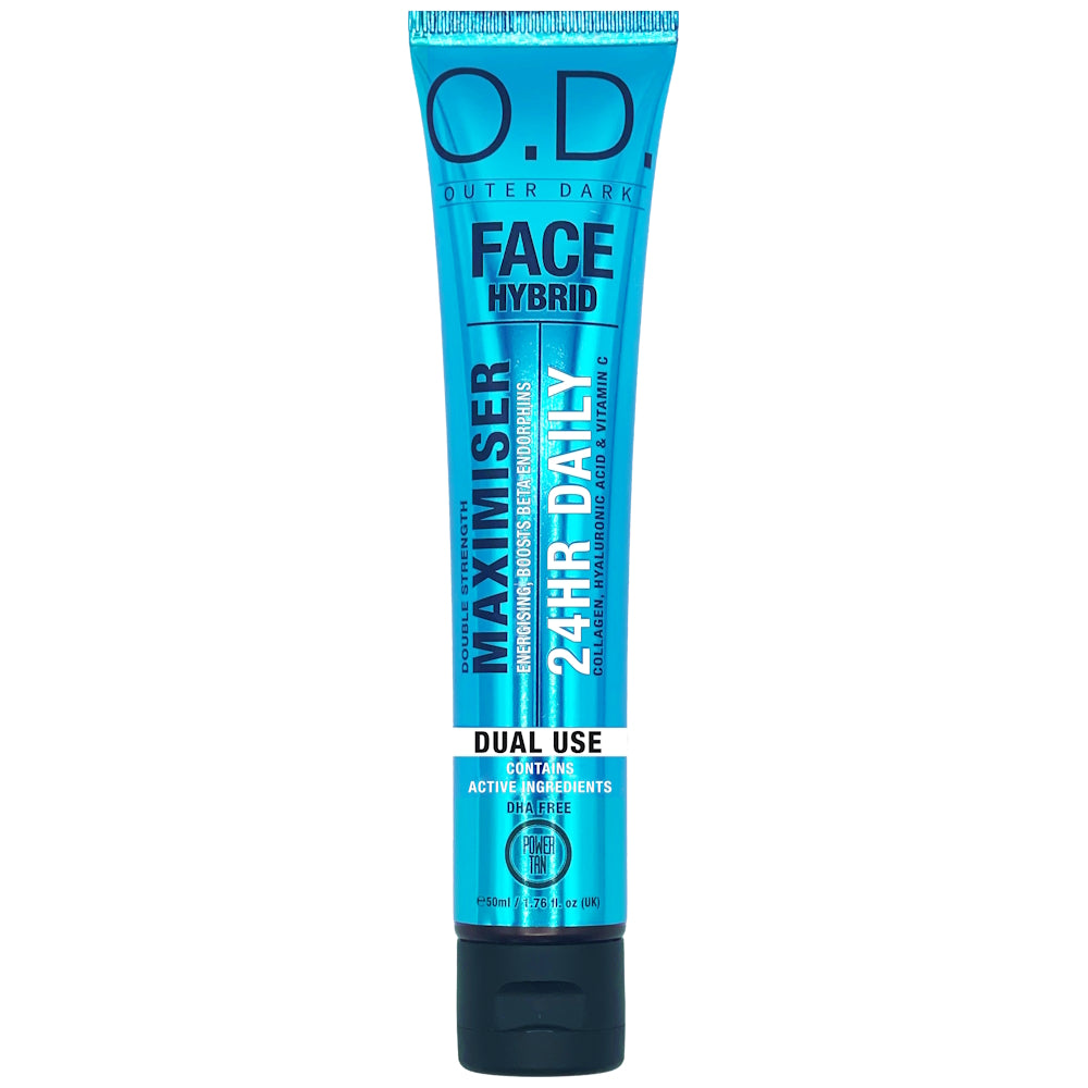 Power Tan Outer Dark Face Hybrid 50ml – sunbed tanning product by Power Tan