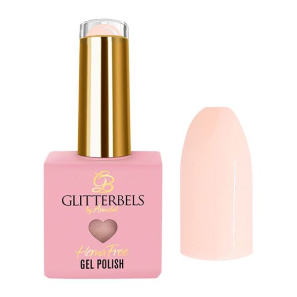 Glitterbels Hema Free Gel Polish Pastel Peach 8ml