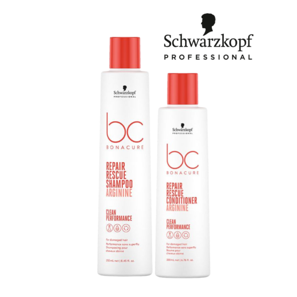 Schwarzkopf BC Repair Rescue Arginine Shampoo 250ml & Conditioner 200ml Duo