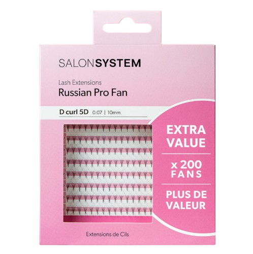 Salon System Extra Value ProFan 5D D Curl 0.07 10mm