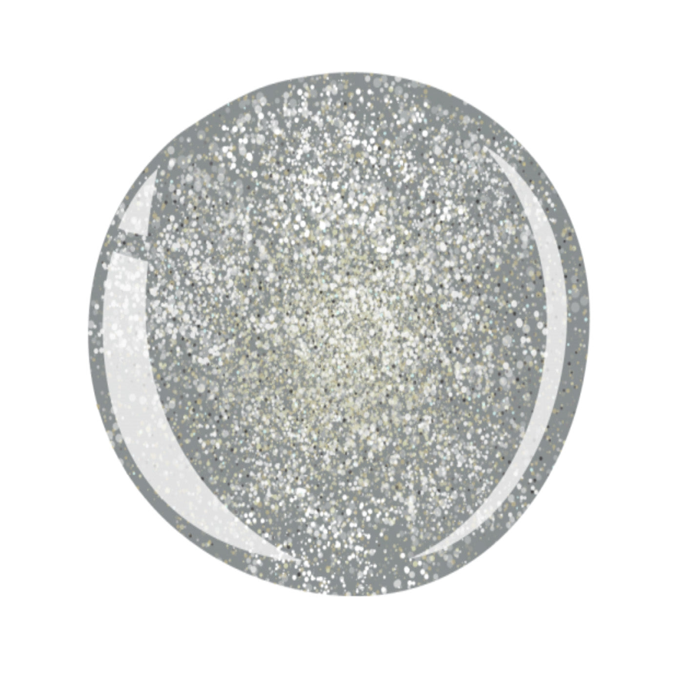 Halo Gel Polish Silver Sparkle (8ml) – gel polish by Pure Nails