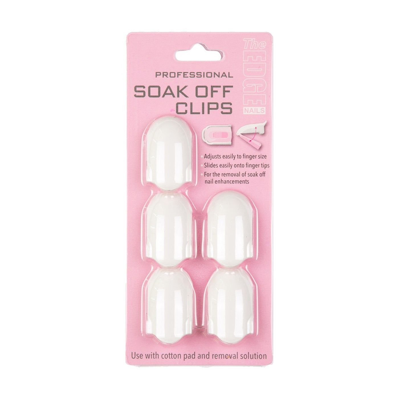 Edge Nails Professional Soak Off Clips – pack of clips by Edge Nails