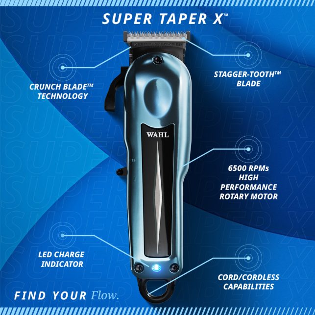 Wahl Super Taper X Corded/Cordless Clipper (2025) – view 3